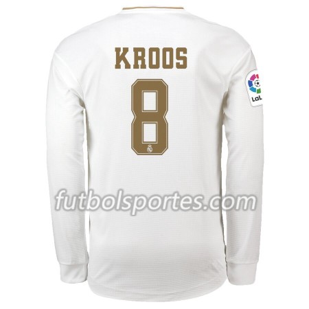 Camisetas Real Madrid Toni Kroos 8 Primera Equipacion 2019/2020 Manga Larga
